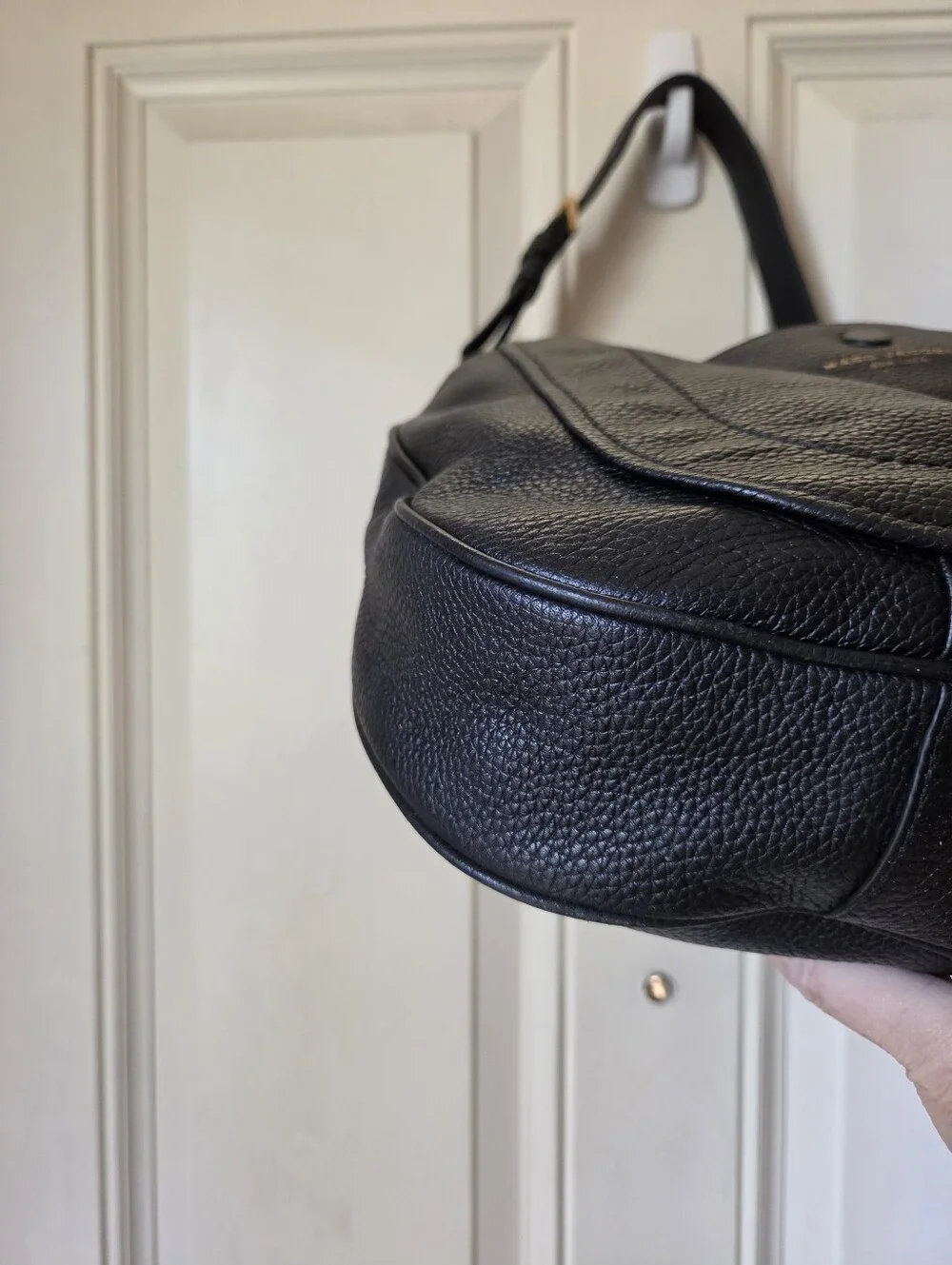 Marc Jacobs Empire City Blk. Pebbled Leather Hobo/Sh. Bag.🖤💛